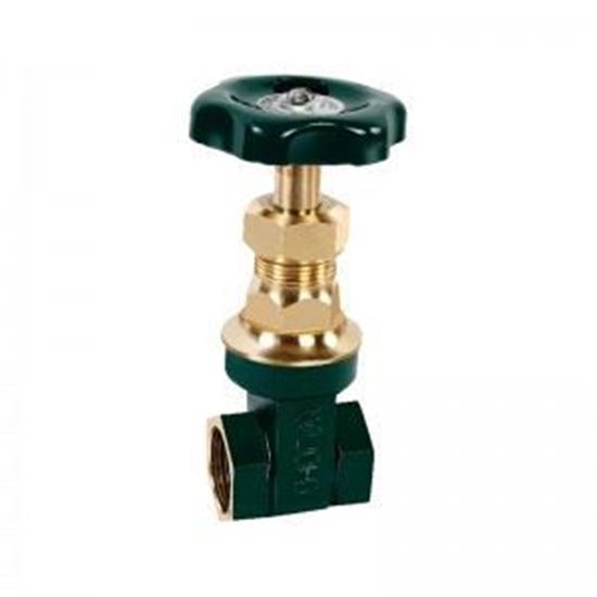 Picture of ZOLOTO BRONZE GATE VALVE ( HEX. TYPE ) SCREWED - 1006 - 25 MM