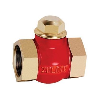 Picture of ZOLOTO BRONZE HORIZONTAL CHECK VALVE ( SCREWED ) - 1010 - 40 MM