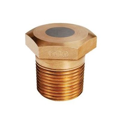 Picture of ZOLOTO BRONZE FUSIBLE PLUG ( ONE PIECE DESIGN ) - 1063 - 15 MM