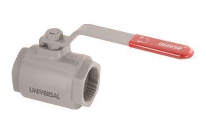 Picture of UNIVERSAL CAST IRON 1 PC DESIGN FULL BORE BALL VALVE ( SCREW END ) - 100 MM