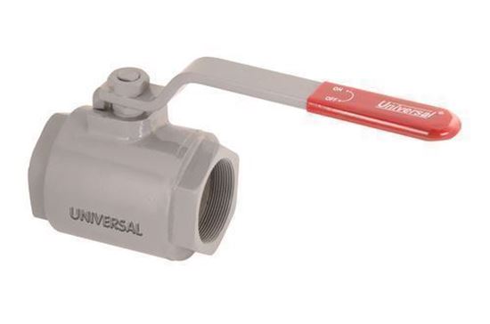 Picture of UNIVERSAL CAST IRON 1 PC DESIGN FULL BORE BALL VALVE ( SCREW END ) - 100 MM